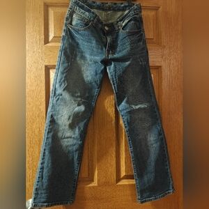 Men's Carbon Boot Blue Jeans Size 28/30